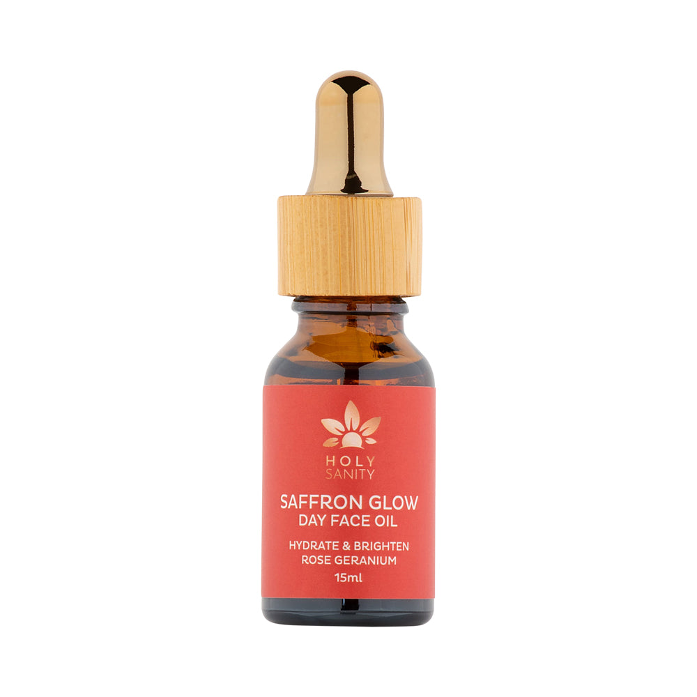 HOLY SANITY SAFFRON GLOW DAY FACE OIL 15ML