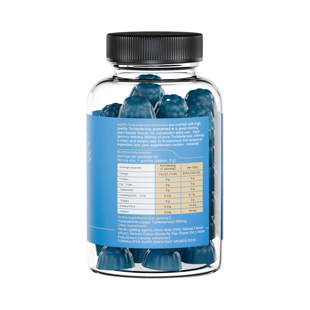 APOLLO TURKESTERONE GUMMIES PLUM 60PK