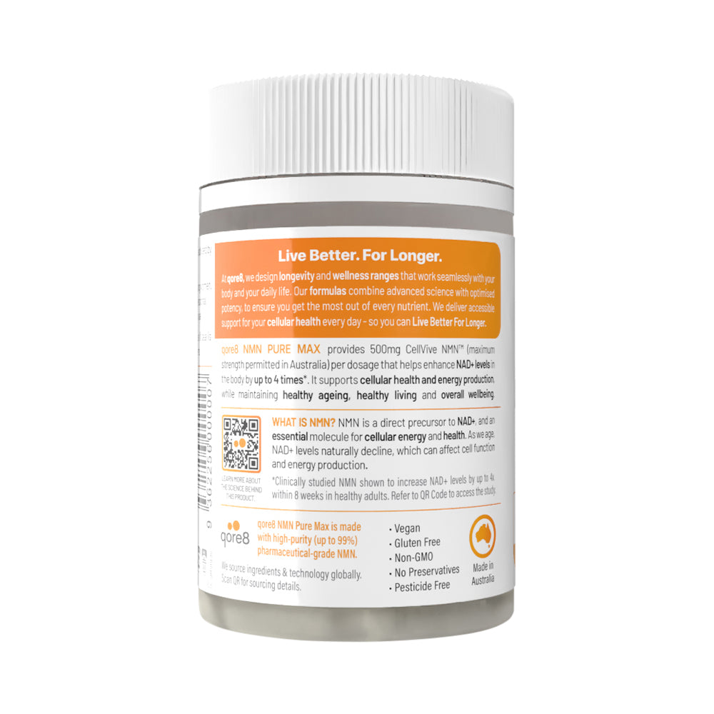 QORE8 NMN PURE MAX 500MG 30VC