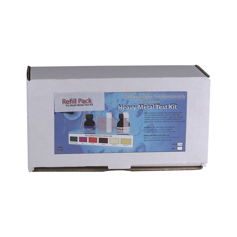 Fulhealth Industries Practitioner Practitioners Heavy Metal Test Kit Refill x 50 Pack