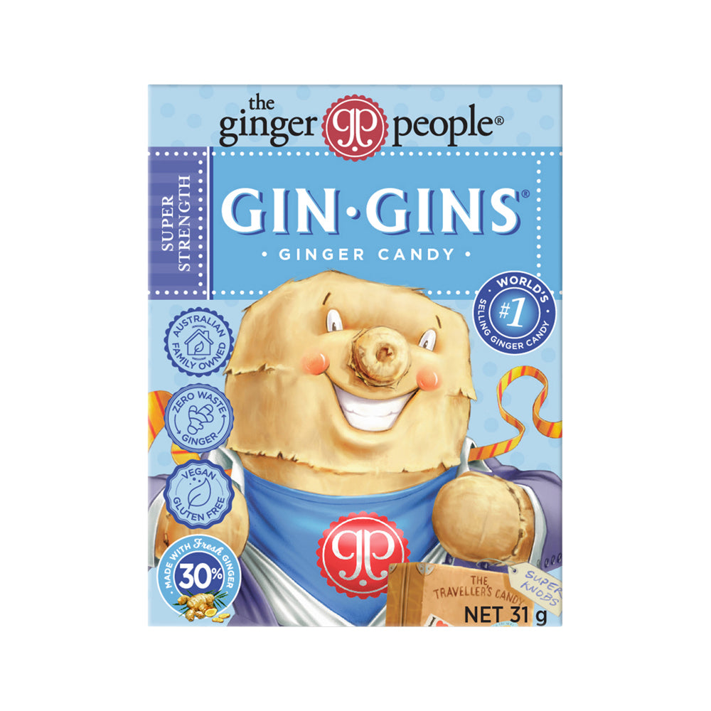 The Ginger People Gin Gins Ginger Candy Super Strength 31g The Vitamins Shoppe