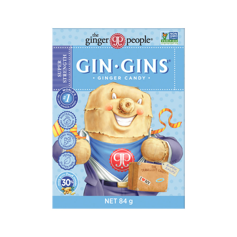 The Ginger People Gin Gins Ginger Candy Super Strength 84g The Vitamins Shoppe