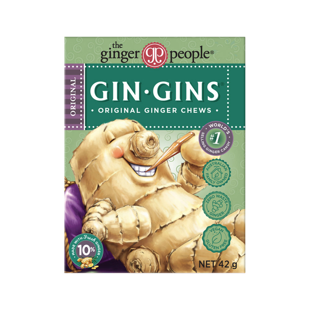 The Ginger People Gin Gins Ginger Chews Original 42g The Vitamins Shoppe
