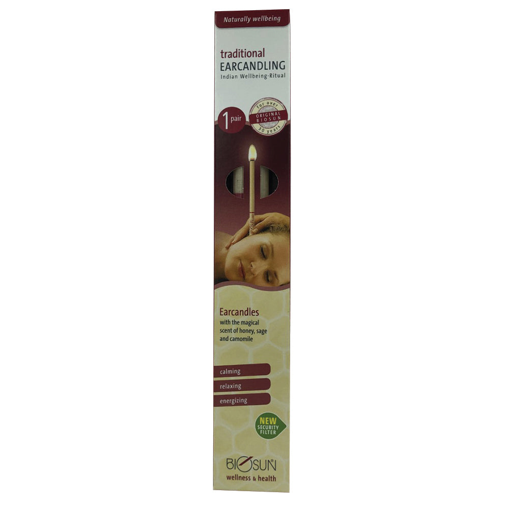 Biosun Ear Candles Traditional Wellbeing Ritual 1 Pair The Vitamins Shoppe