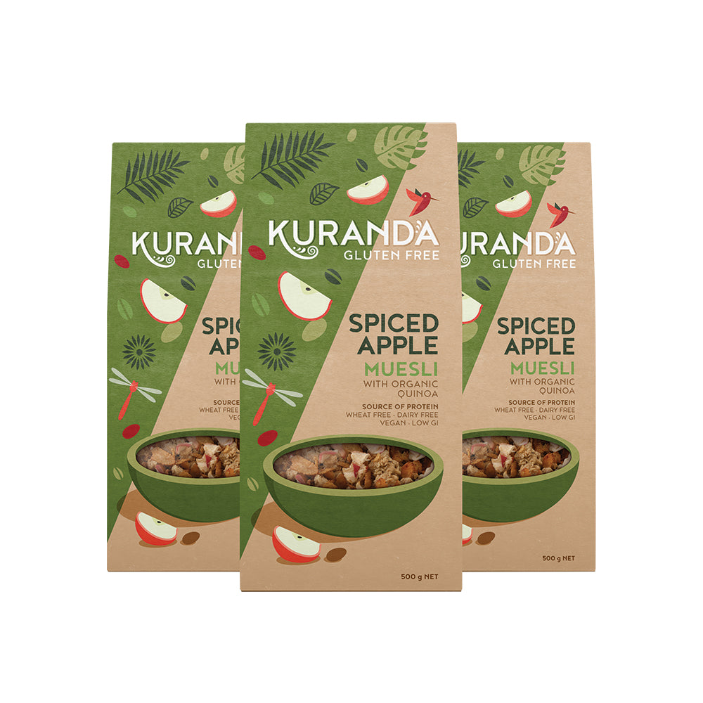Kuranda Wholefoods Gluten Free Muesli Spiced Apple 3kg The Vitamins