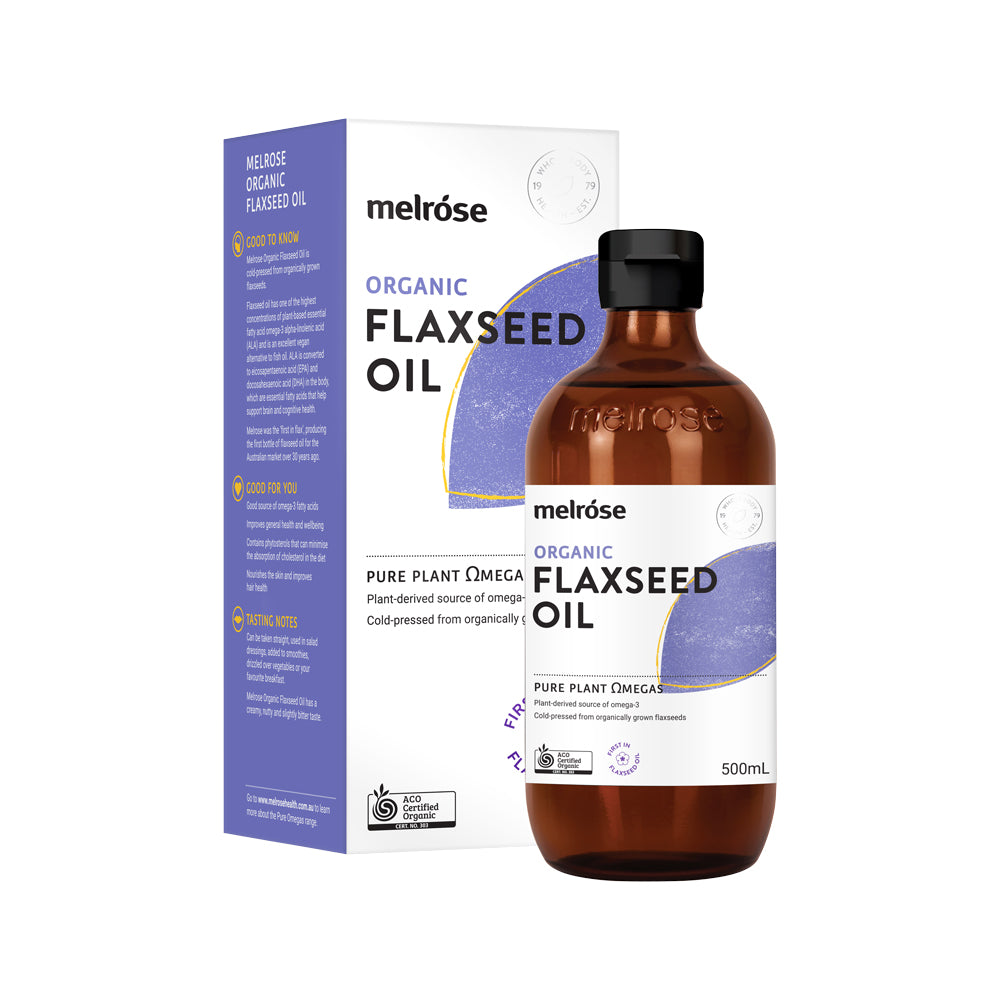 Melrose Organic Flaxseed Oil 500ml The Vitamins Shoppe