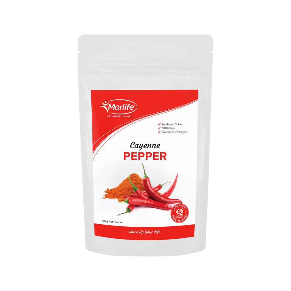 Morlife Ground Cayenne Pepper 100g The Vitamins Shoppe