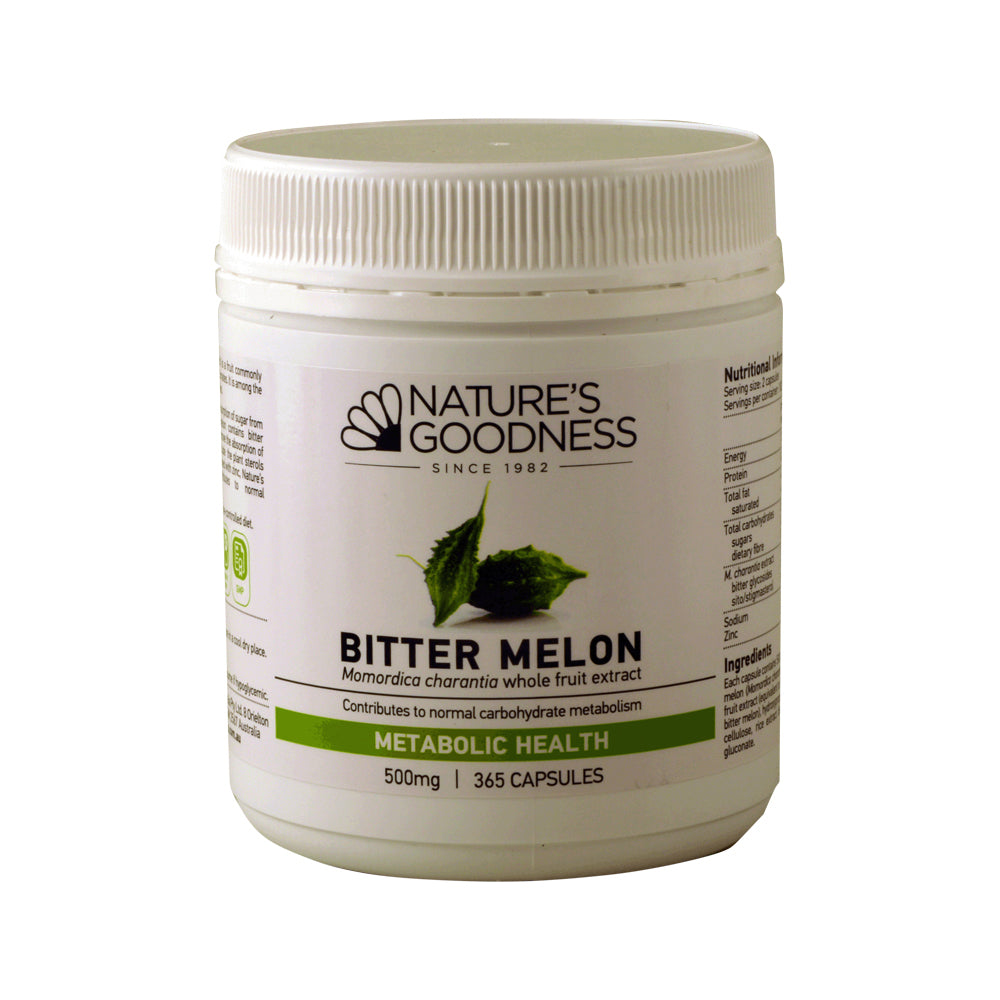 Nature's Goodness Bitter Melon Capsules 500mg 365c The Vitamins Shoppe