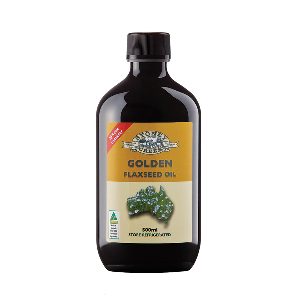 Stoney Creek Flaxseed Oil Golden 500ml The Vitamins Shoppe