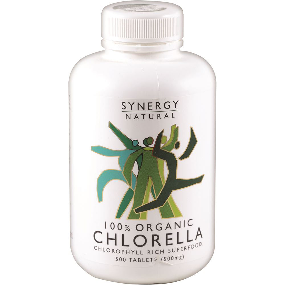 Synergy Natural Organic Chlorella 500mg 500t The Vitamins Shoppe