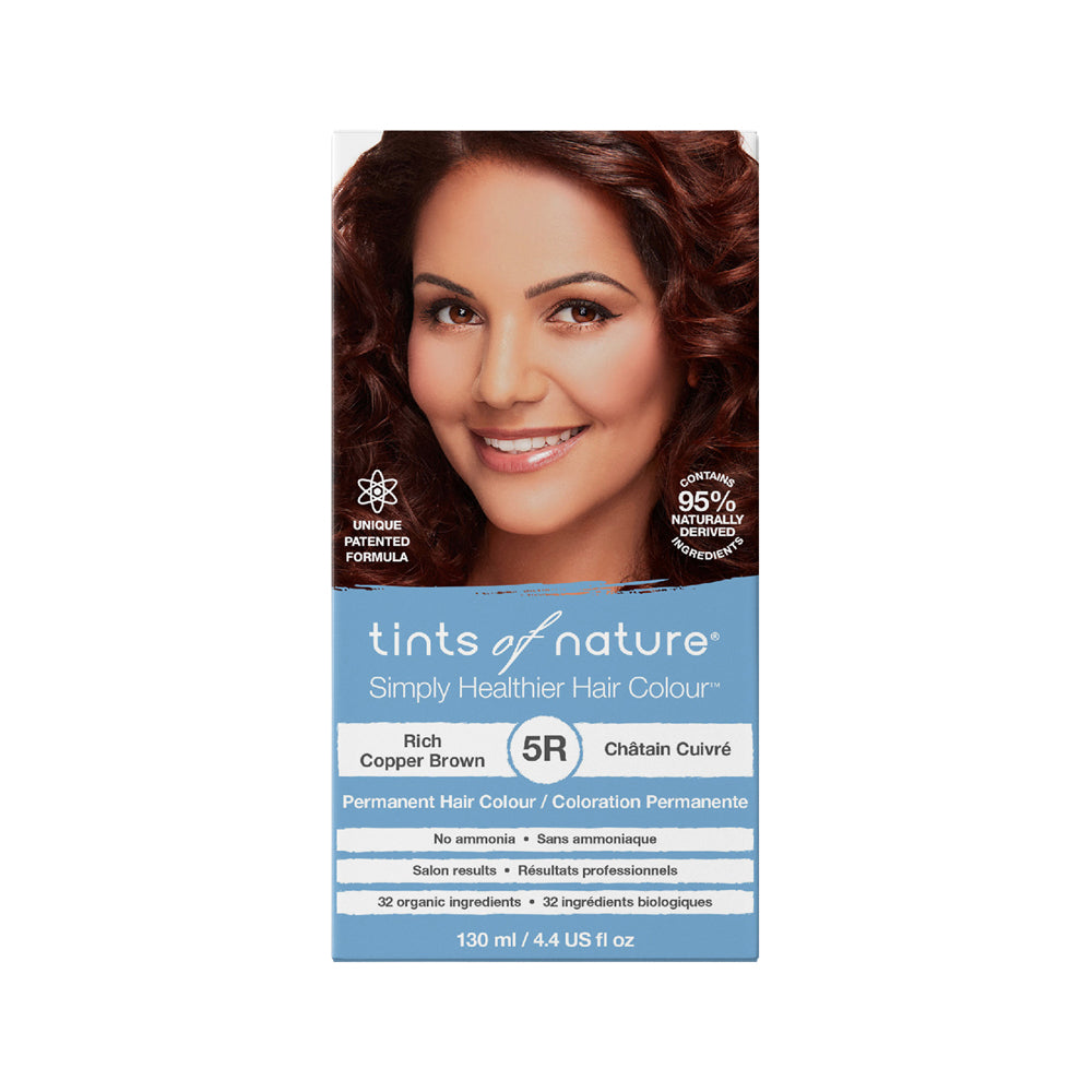 Tints of Nature Permanent Hair Colour 5R (Rich Copper Brown) The
