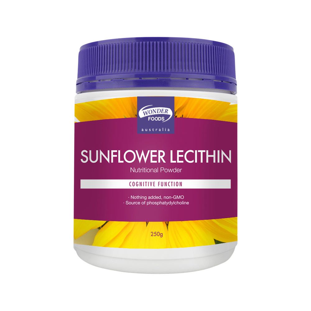 Wonder Foods Sunflower Lecithin Powder 250g The Vitamins Shoppe