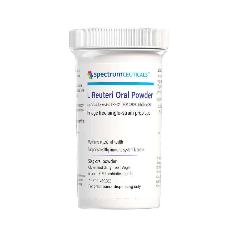SPECTRUMCEUTICALS L REUTERI ORAL POWDER FRIDGE FREE 50G – The Vitamins ...
