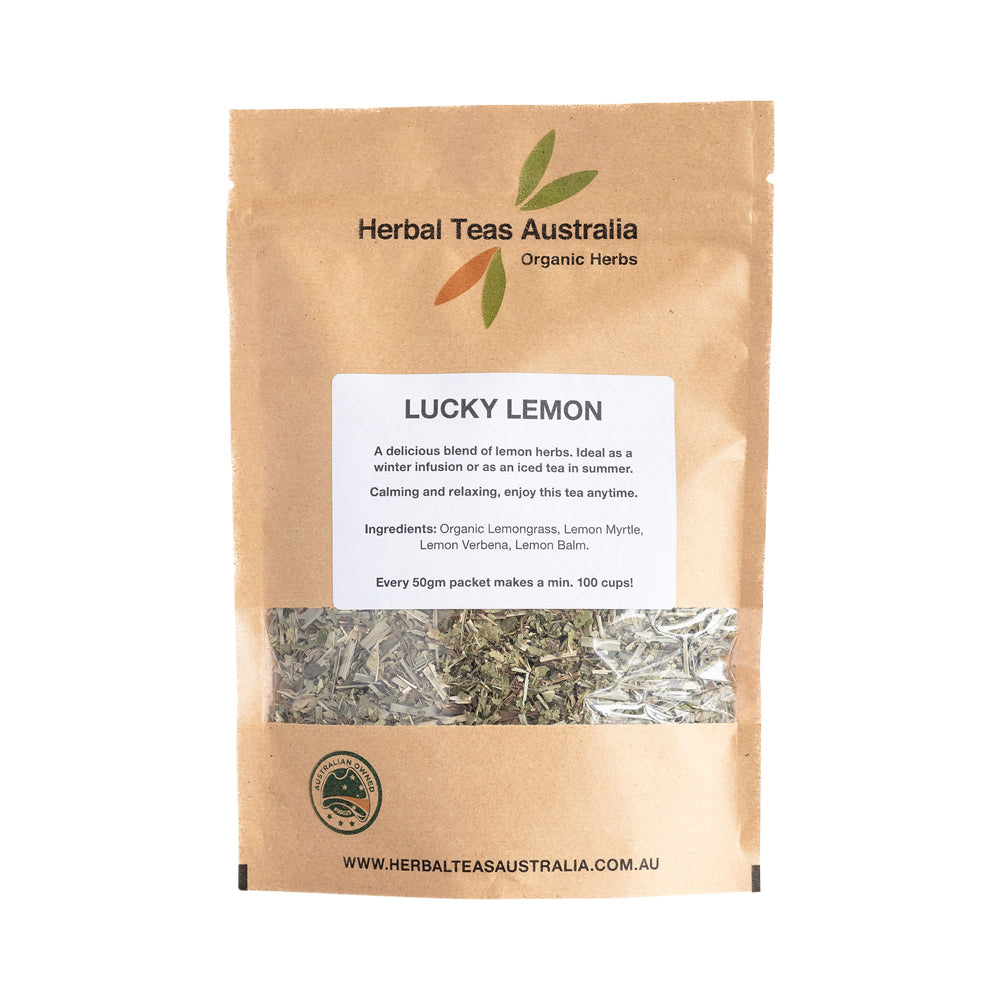 HERBAL TEAS AUSTRALIA LUCKY LEMON 50G – The Vitamins Shoppe