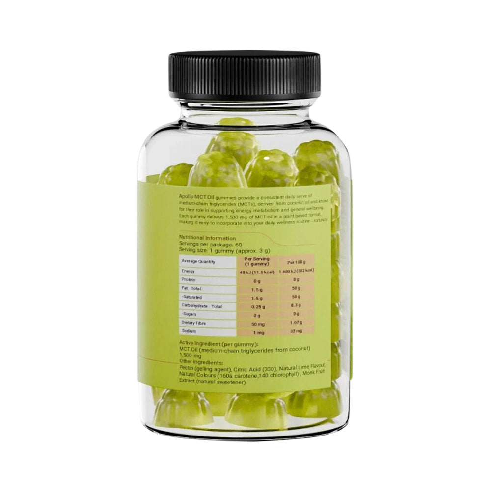 APOLLO MCT OIL GUMMIES LIME 60PK