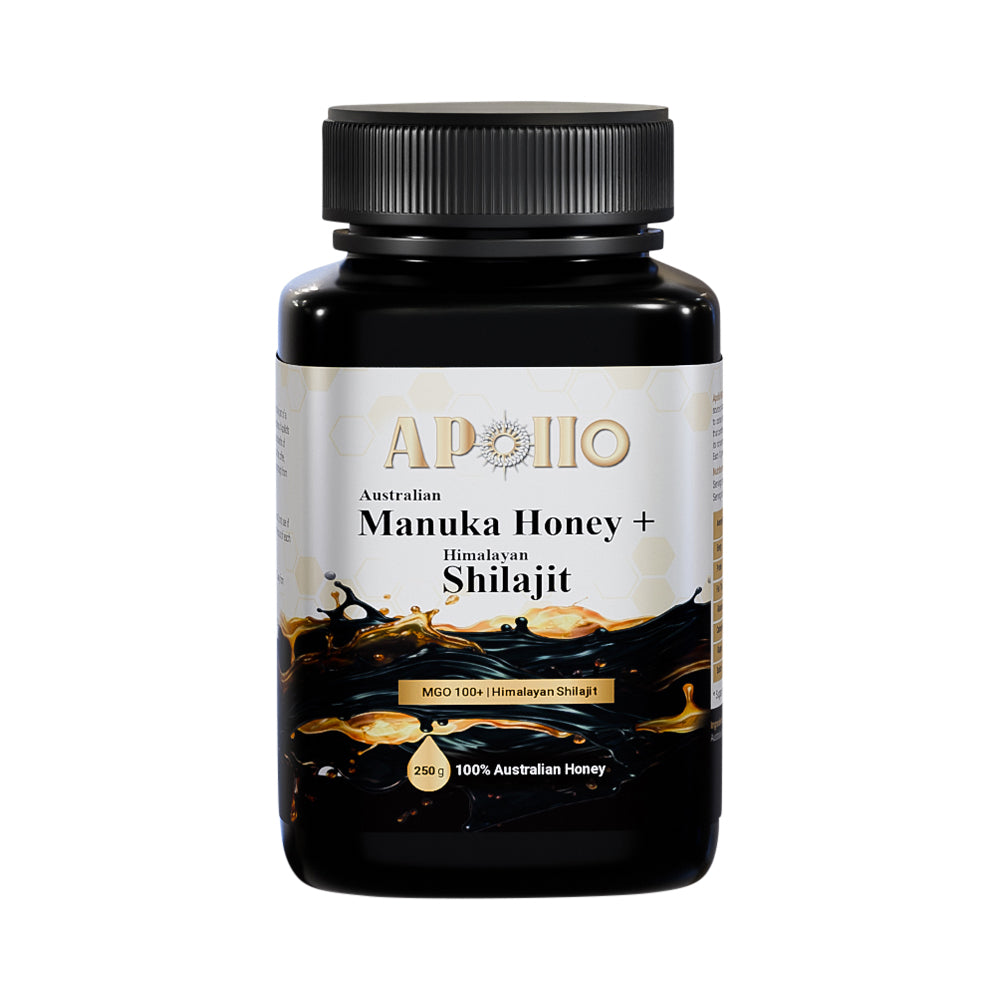 APOLLO AUSTRALIAN MANUKA HONEY + HIMALAYAN SHILAJIT 250G