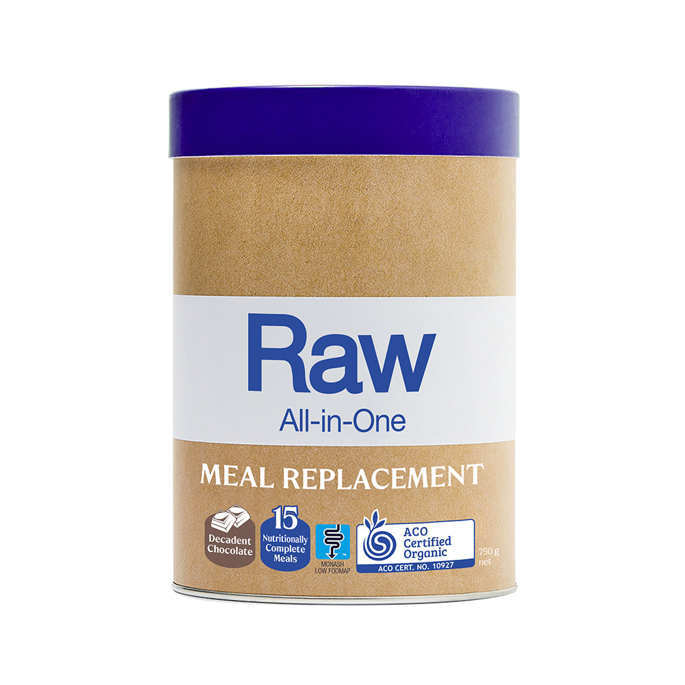 RAW ALL-IN-ONE MEAL REPLACEMENT DECADENT CHOCOLATE 750G