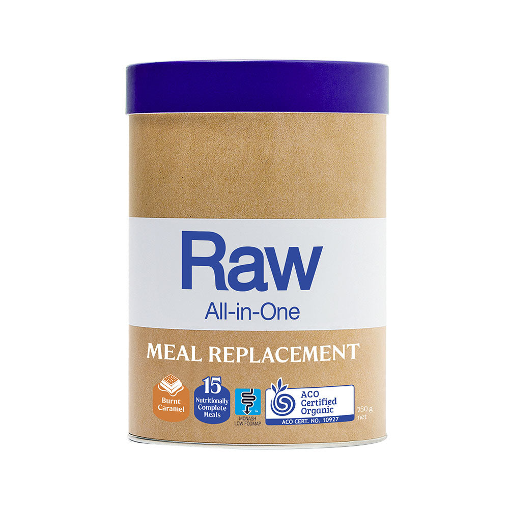 RAW ALL-IN-ONE MEAL REPLACEMENT BURNT CARAMEL 750G