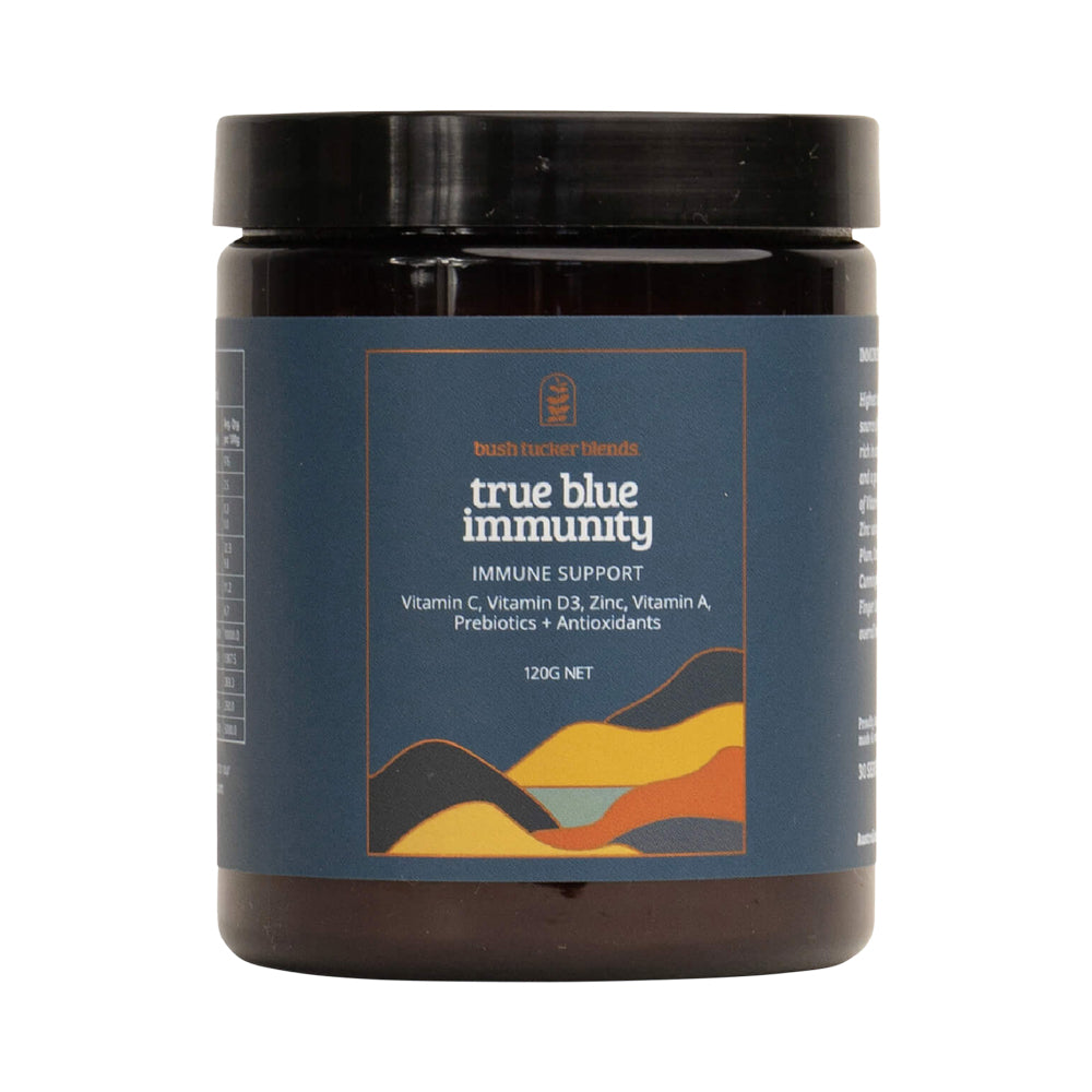 BUSH TUCKER BLENDS TRUE BLUE IMMUNITY 120G