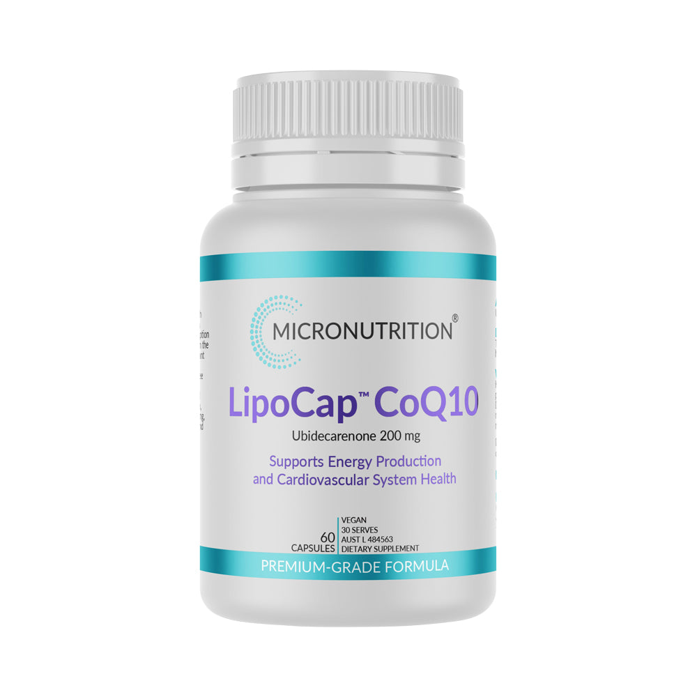 MICRONUTRITION LIPOCAP COQ10 200MG 60VC