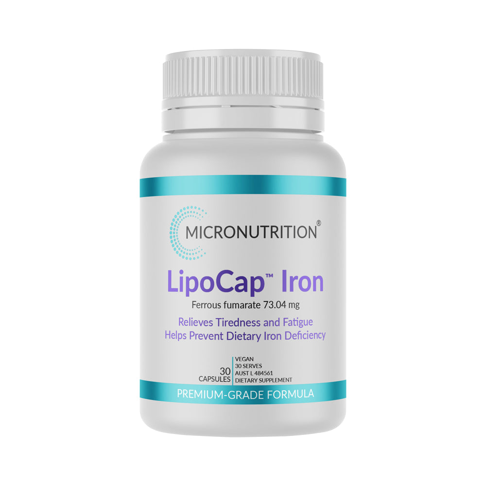 MICRONUTRITION LIPOCAP IRON 73.04MG 30VC