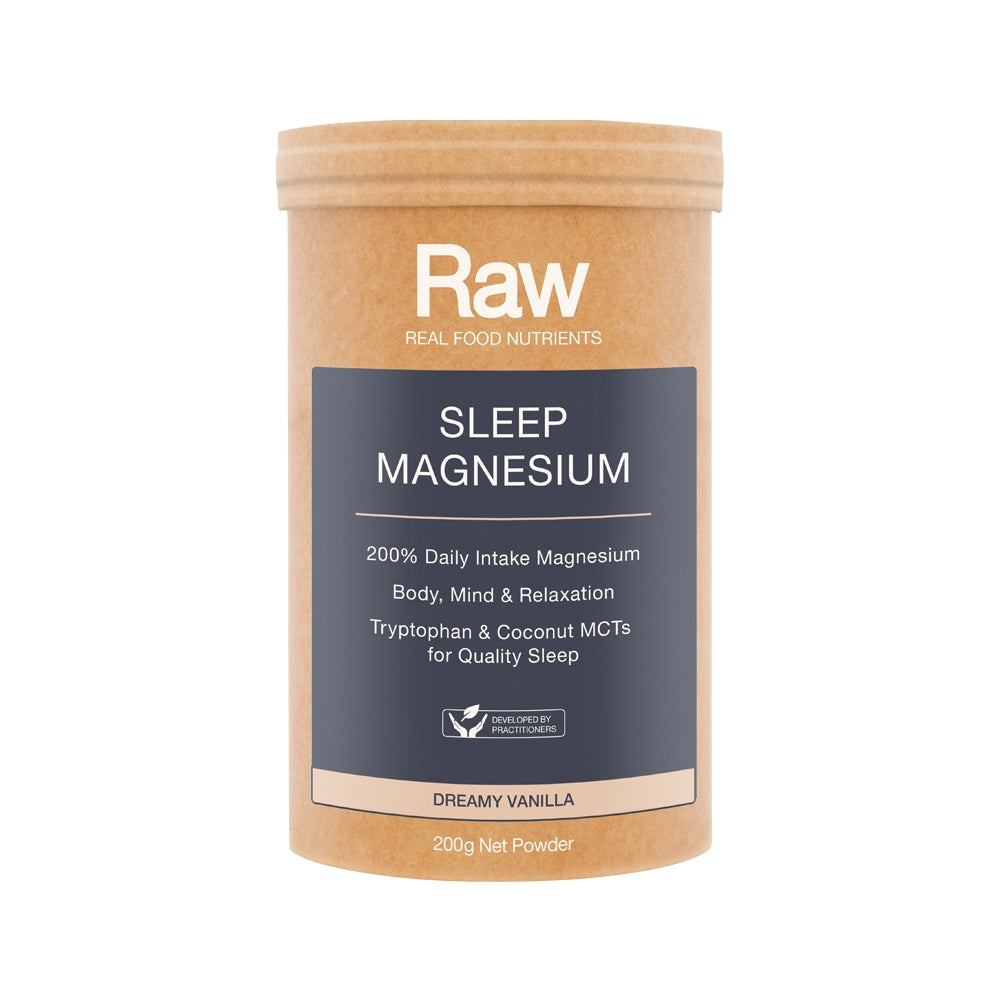 RAW REAL FOOD NUTRIENTS SLEEP MAGNESIUM DREAMY VANILLA 200G – The ...