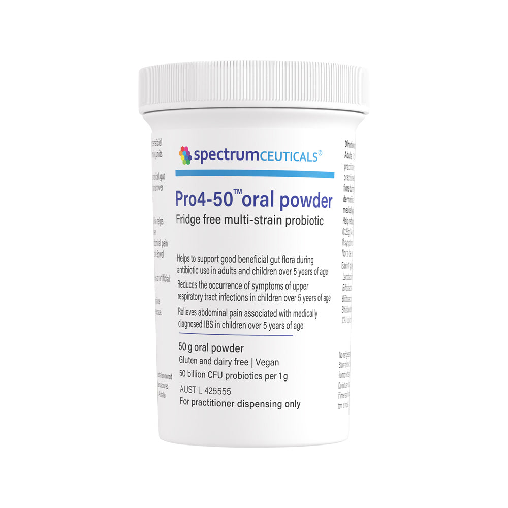 Spectrumceuticals Pro4-50 (Fridge Free Multi-Strain Probiotic) Oral Po ...