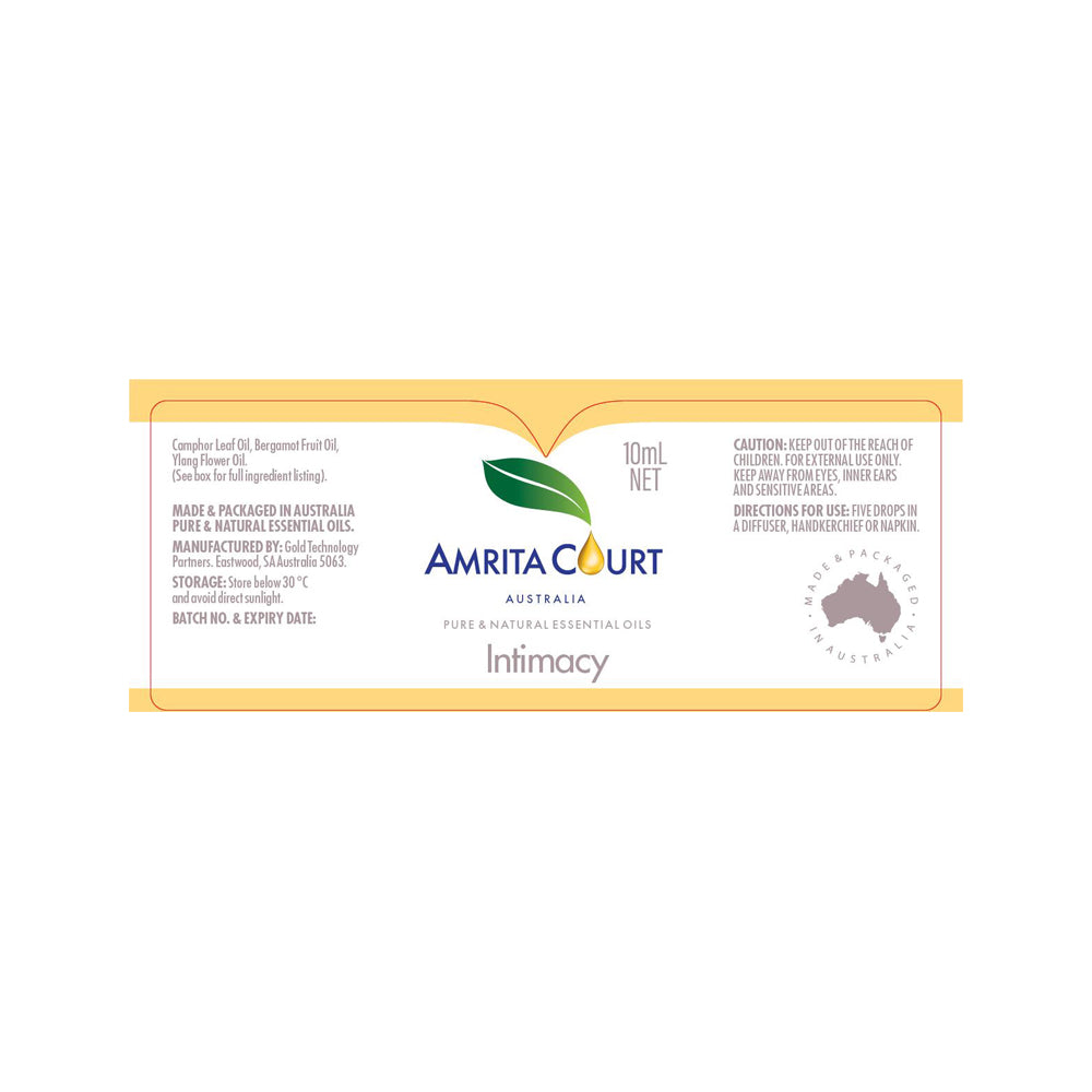 Amrita Court Pure & Natural Essential Oil Blend Intimacy 10ml