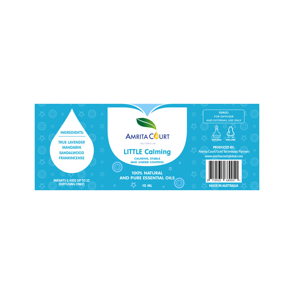 Amrita Court LITTLE 100% Natural & Pure Essential Oil Blend Calming 10ml