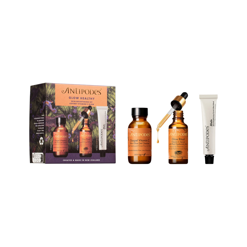 Antipodes Glow Healthy (Skin-Brightening Set) Pack