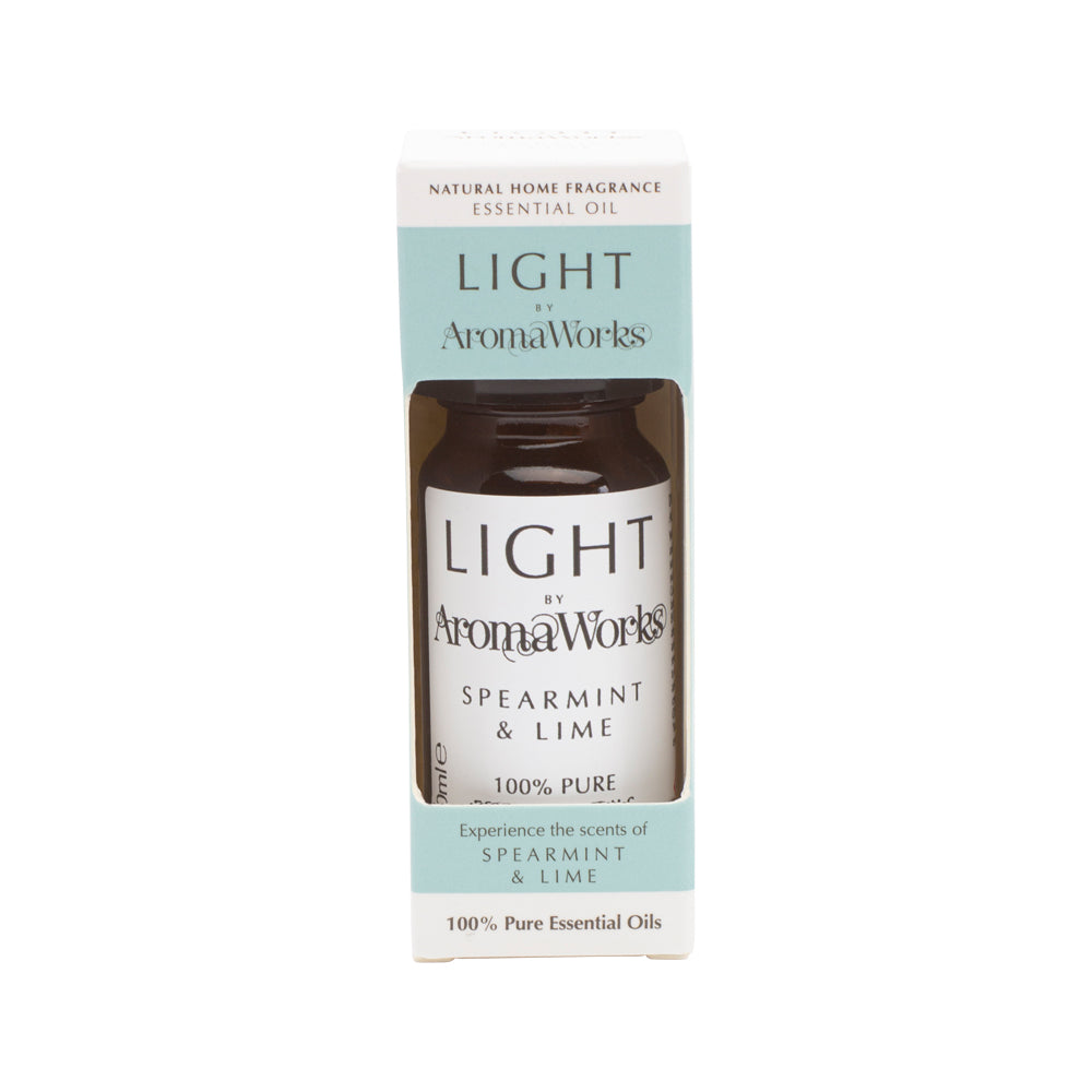 AromaWorks Light 100% Pure Essential Oil Blend Spearmint & Lime 10ml