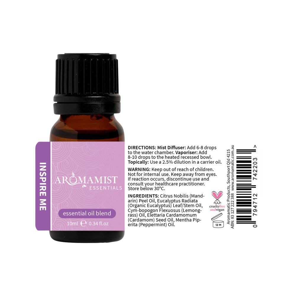 Aromamist Essentials Essential Oil Blend Inspire Me 10ml