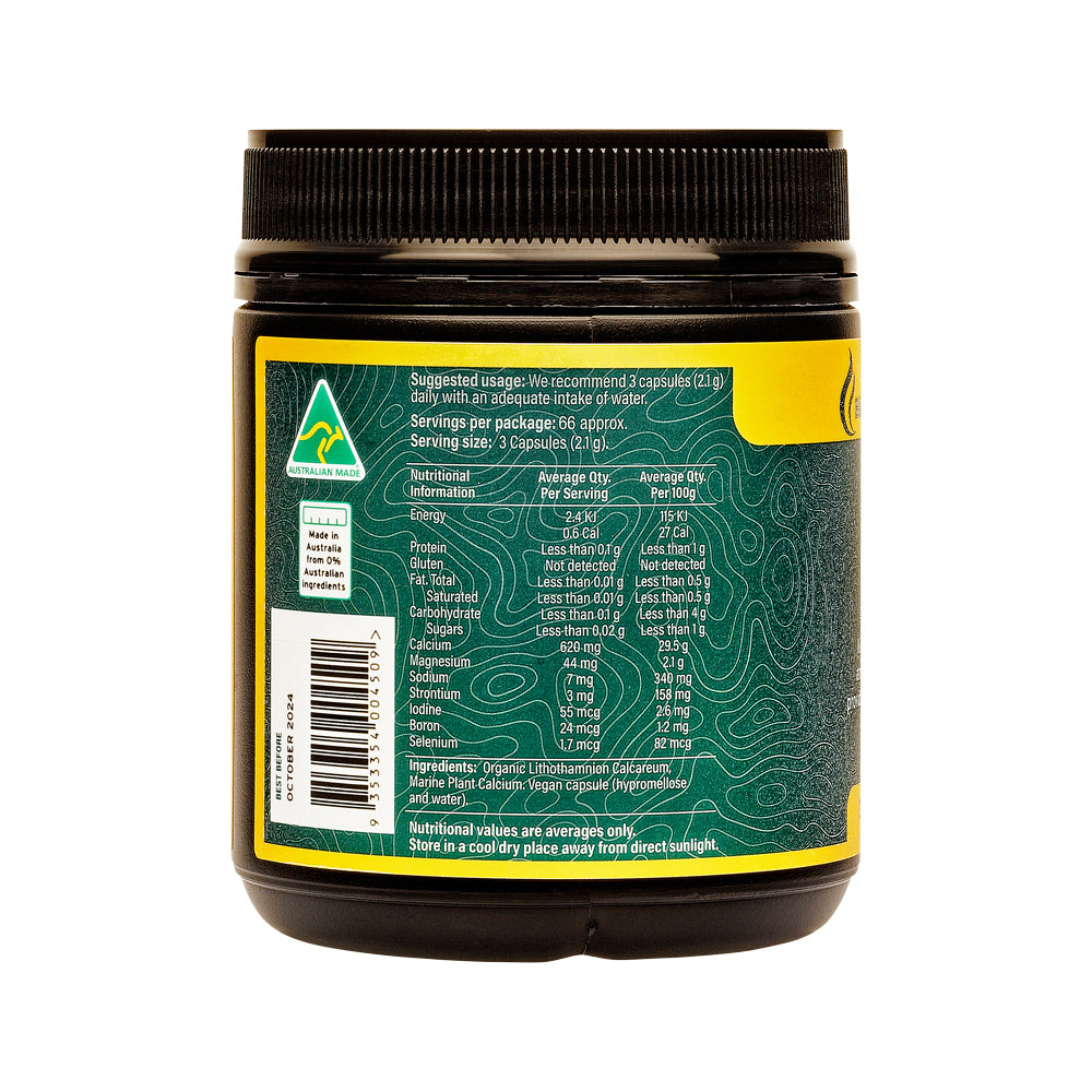 BioGenesis Natural Australia (Travel Friendly) Organic Ocean Plant Calcium 700mg 220vc