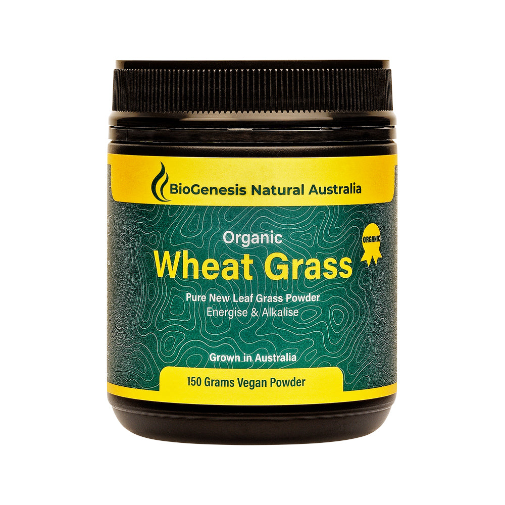 BioGenesis Natural Australia (Travel Friendly) Organic Wheat Grass Powder 150g