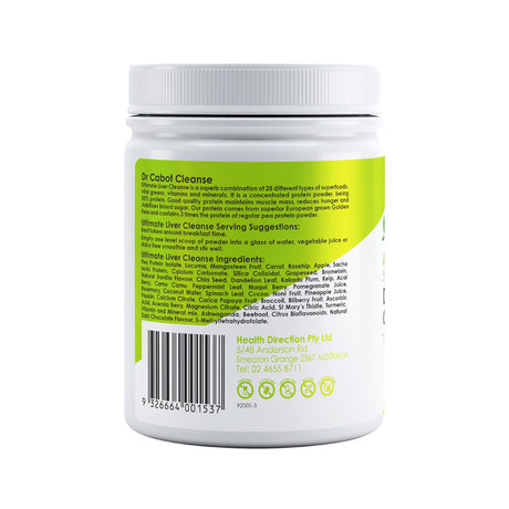 Cabot Health Dr Cabot Cleanse 15 Day Detox Pack