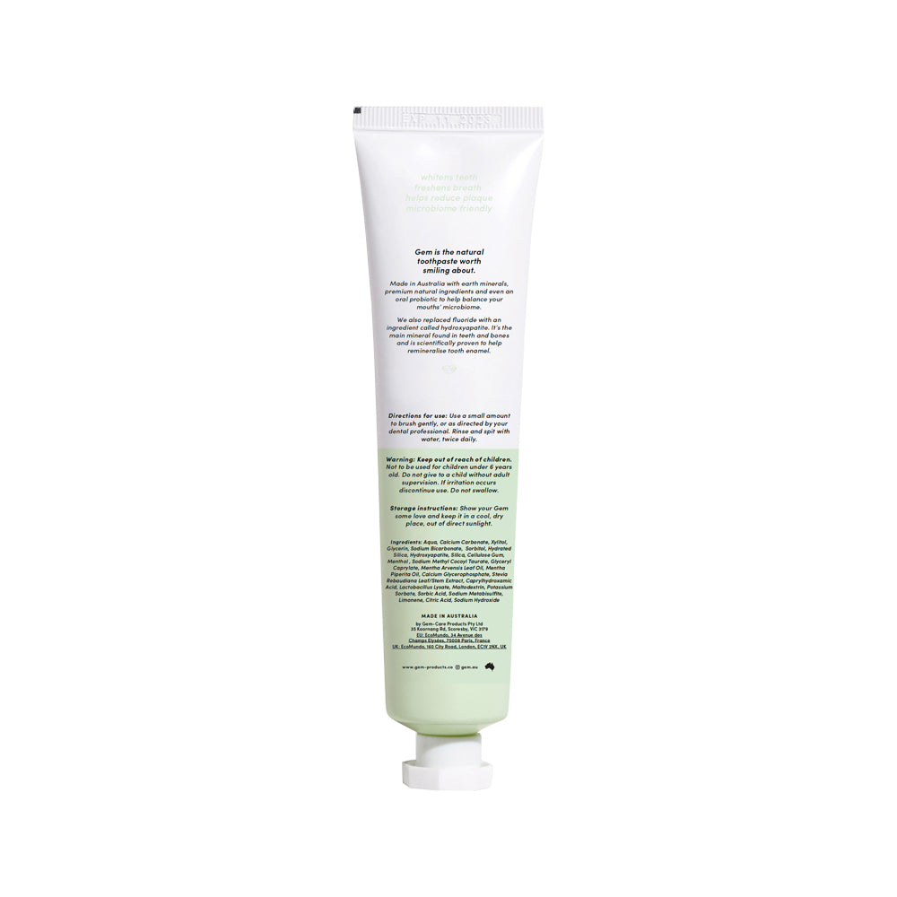 Gem Triple Whitening Toothpaste Crisp Mint 100g