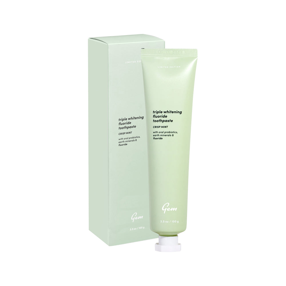 Gem Triple Whitening Fluoride Toothpaste Crisp Mint 100g – The Vitamins ...