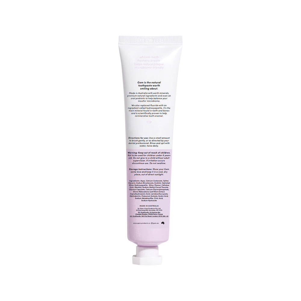Gem Triple Whitening Toothpaste Rose Mint 100g