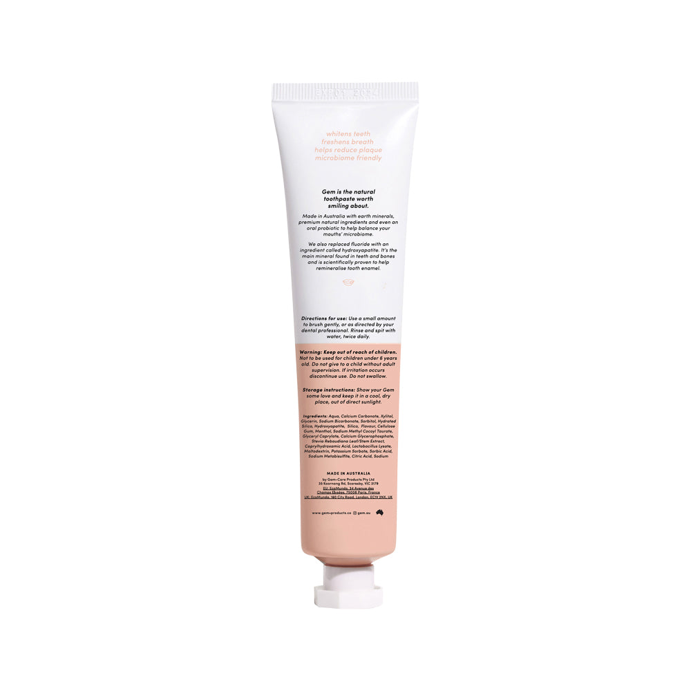 Gem Triple Whitening Toothpaste Watermelon Mint 100g