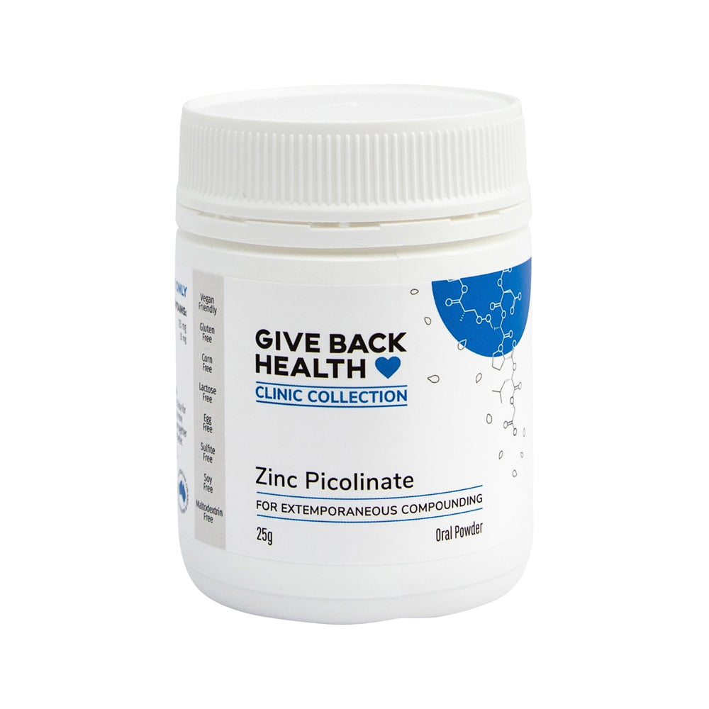 Give Back Health Clinic Collection Zinc Picolinate Oral Powder 25g