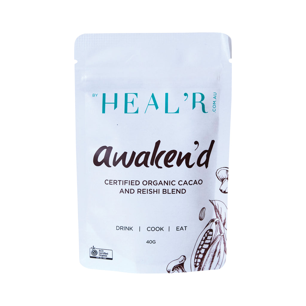 Heal'r Organic Awaken'd (Cacao and Reishi Blend) 40g