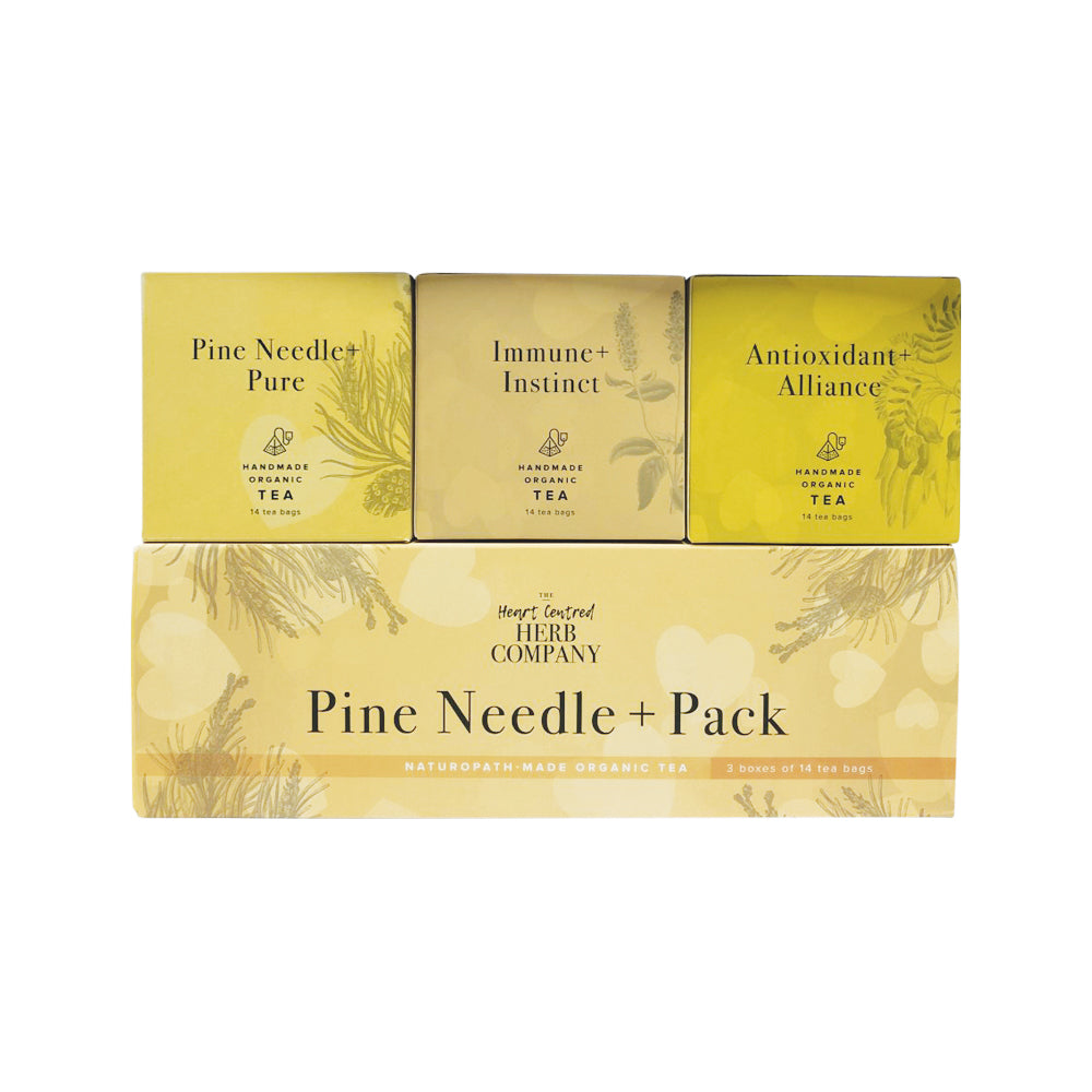 The Heart Centred Herb Company Pine Needle + Pack (contains: 14 Tea Bag x 3 Pack)