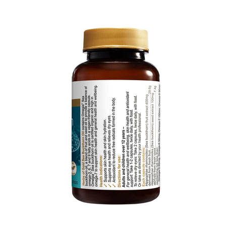 Herbs of Gold Sea Buckthorn Oil 60c
