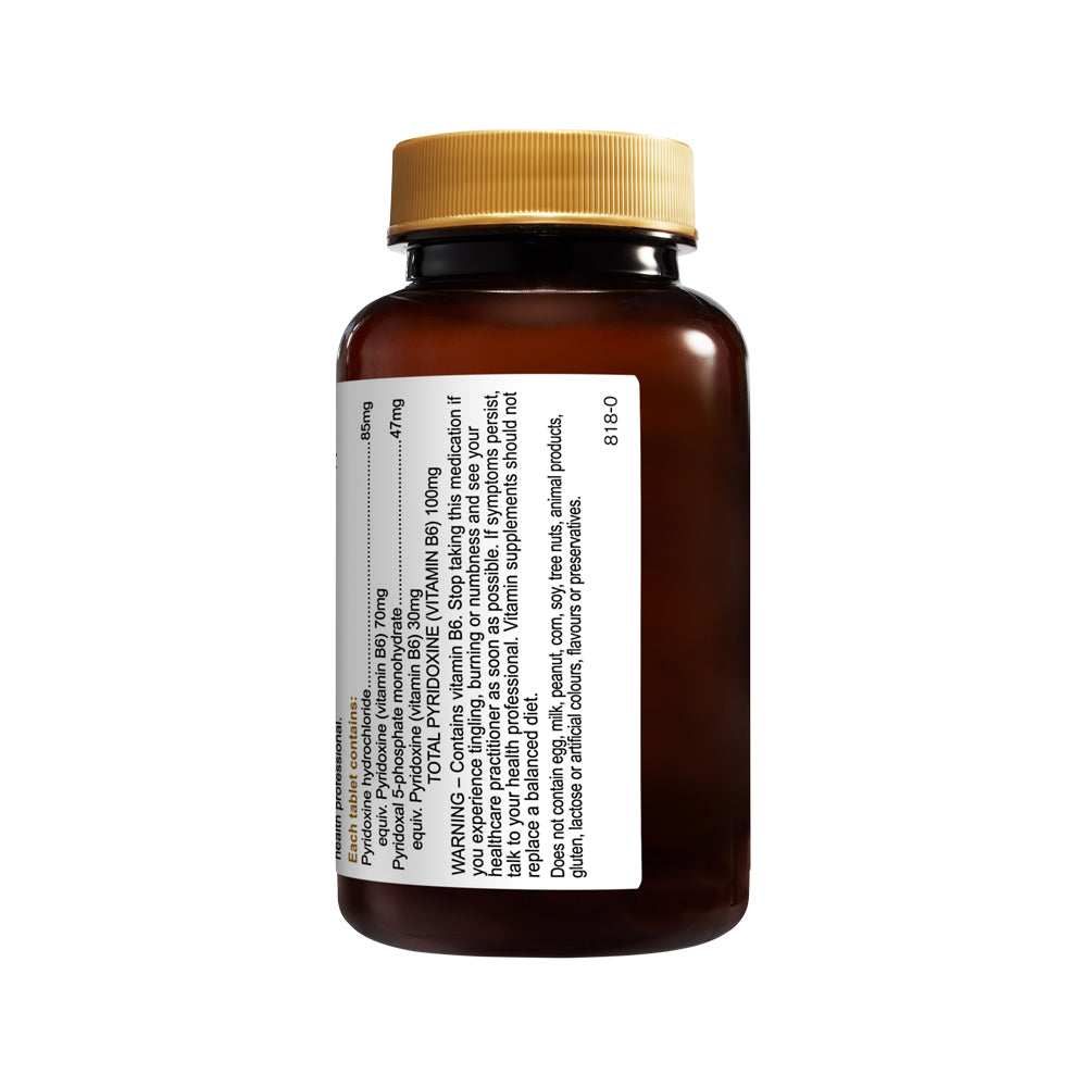 Herbs of Gold Vitamin B6 100mg 60t