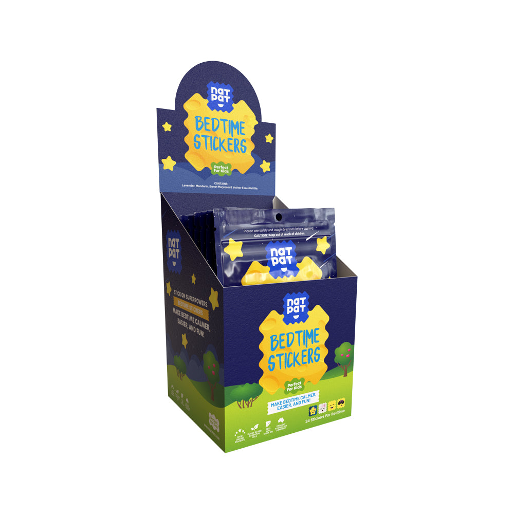 NATPAT Organic Bedtime Stickers x 24 Pack x 30 Display – The Vitamins ...