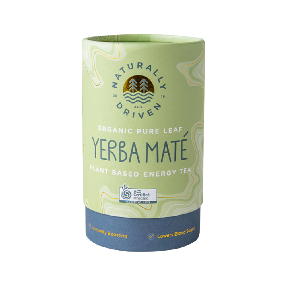 Naturally Driven Organic Yerba Mate Tea Pure Leaf 60g The Vitamins Shoppe
