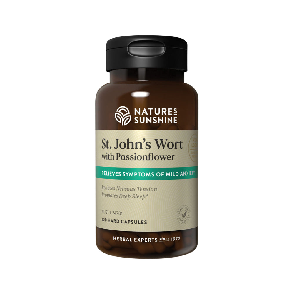 Natures Sunshine St. Johns Wort with Passionflower 100c