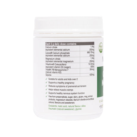 NaturoBest Calcium & Magnesium Plus K2 & D3 300g