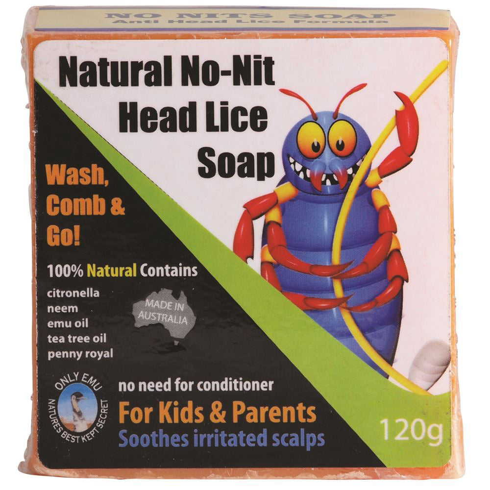 Only Emu Natural NoNit Head Lice Soap Bar 120g The Vitamins Shoppe