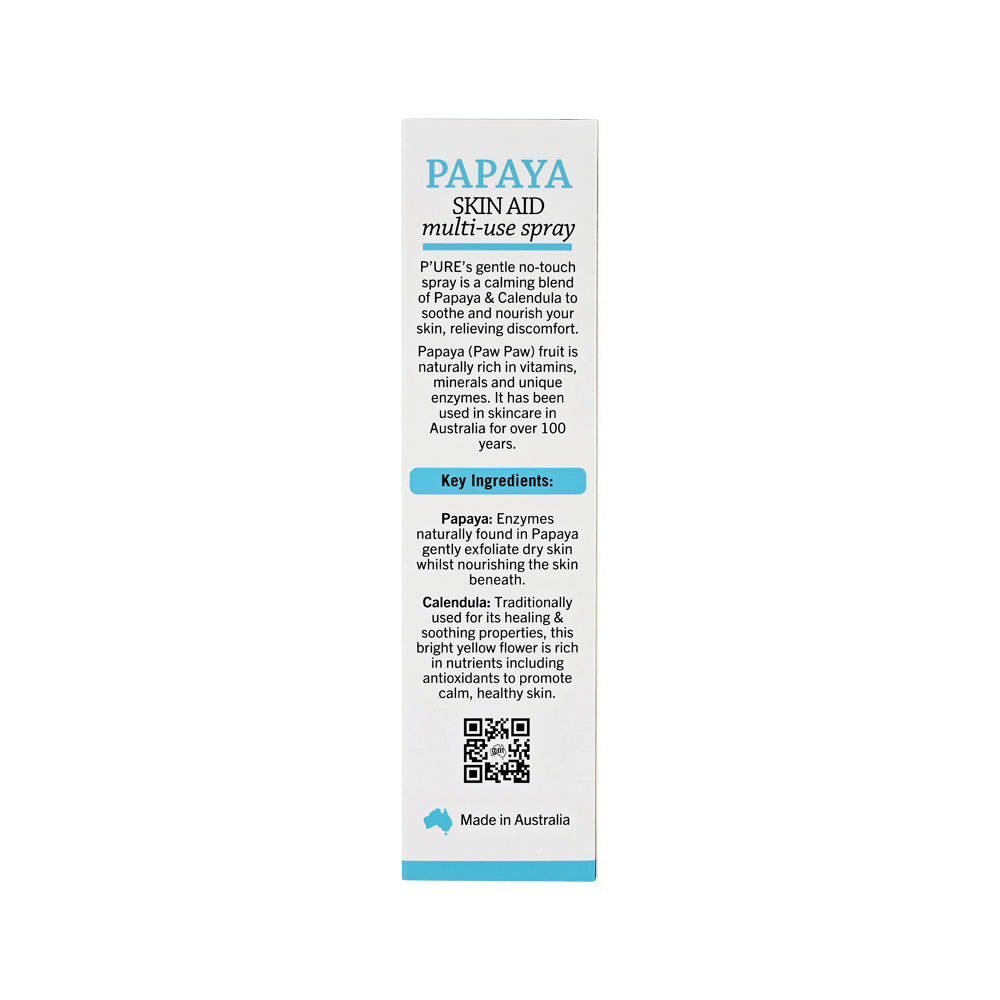 P'URE Papayacare Papaya Skin Aid Multi-Use Spray (Paw Paw with Calendula) 80ml